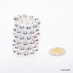 Aimants Néodyme: Bille-D10 mm (Ni-Cu-Ni-AG) Argent