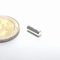 Aimants Néodyme cylindre  Ø4 x 10 mm Magnétisation diamétrale.Nickel-Cuivre-Argent. (Ni-Cu-AG) Couleur Argent