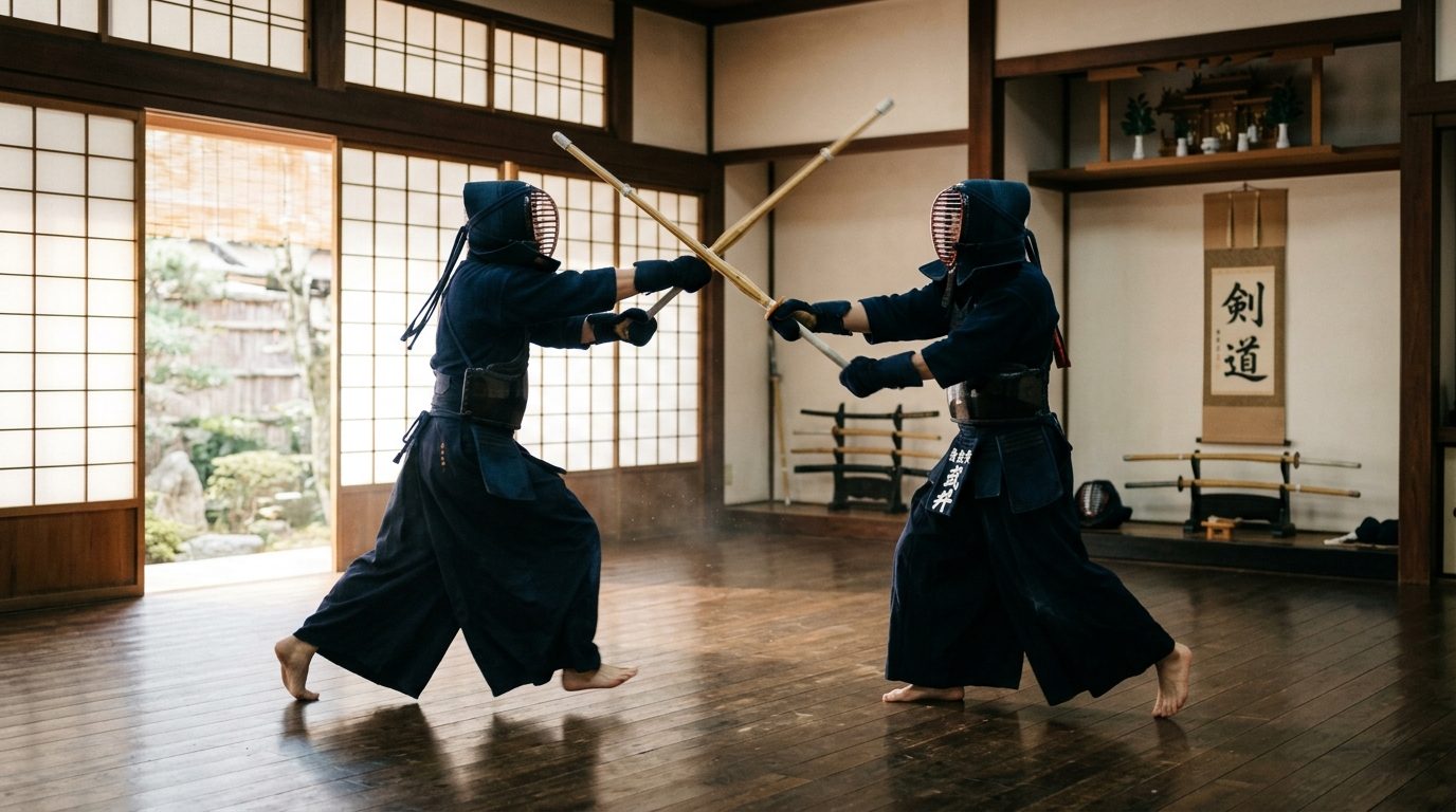 La compétition de Kendo : Règles, esprit du Shiai et quête d’harmonie