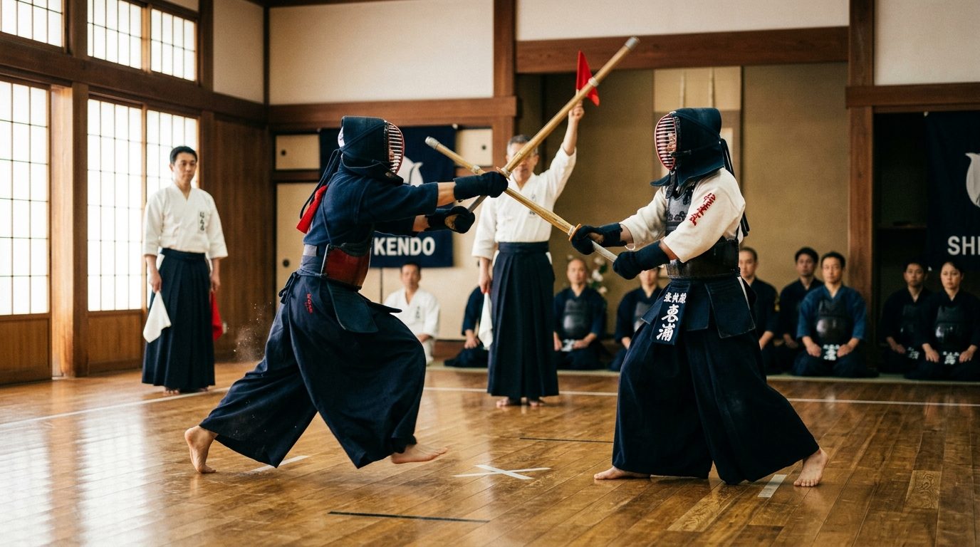 La compétition de Kendo : règles, esprit du Shiai et art de la frappe parfaite