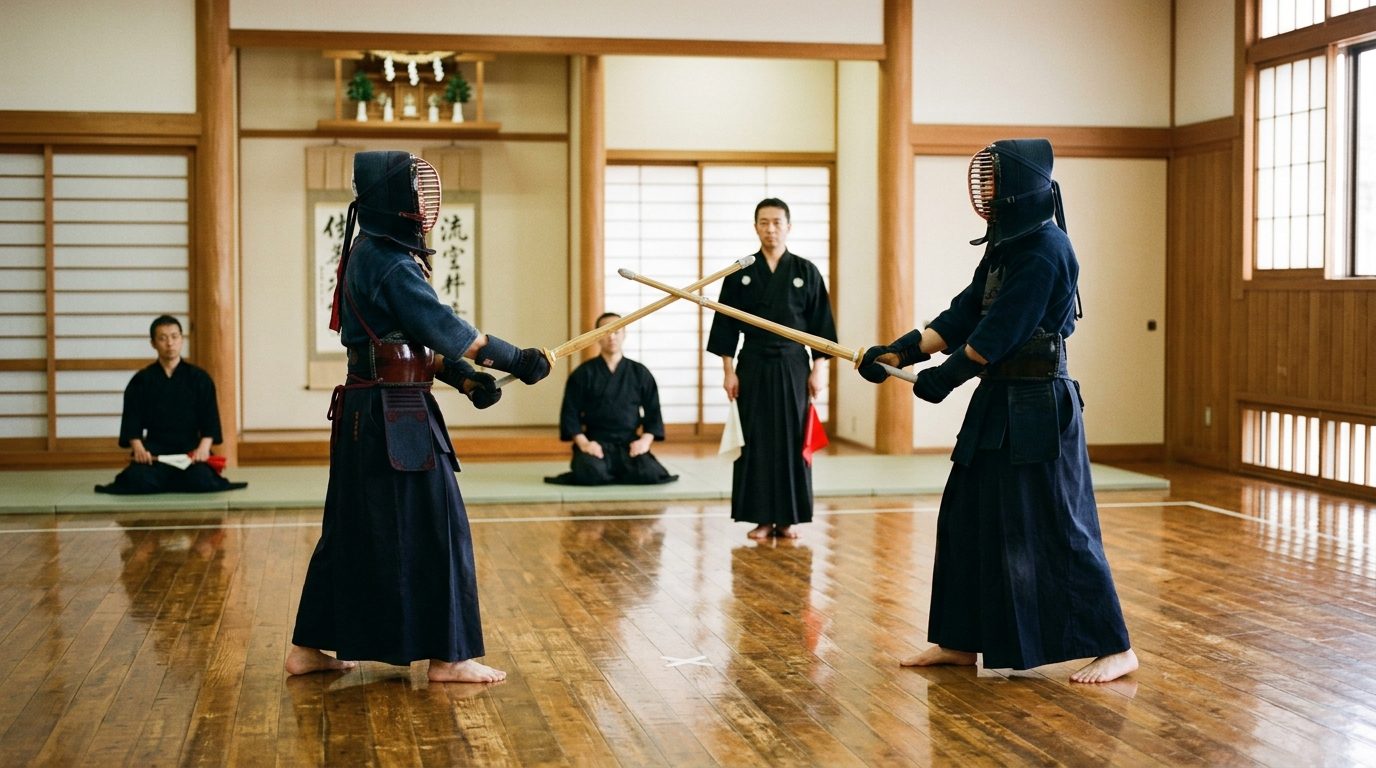 La compétition de kendo : règles, esprit du shiai et quête du ippon parfait