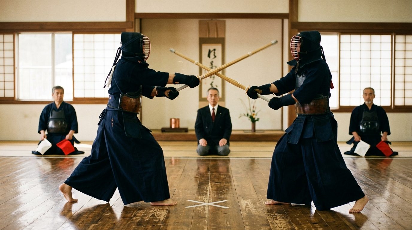 La compétition de kendo : règles, esprit du Shiai et art de la victoire