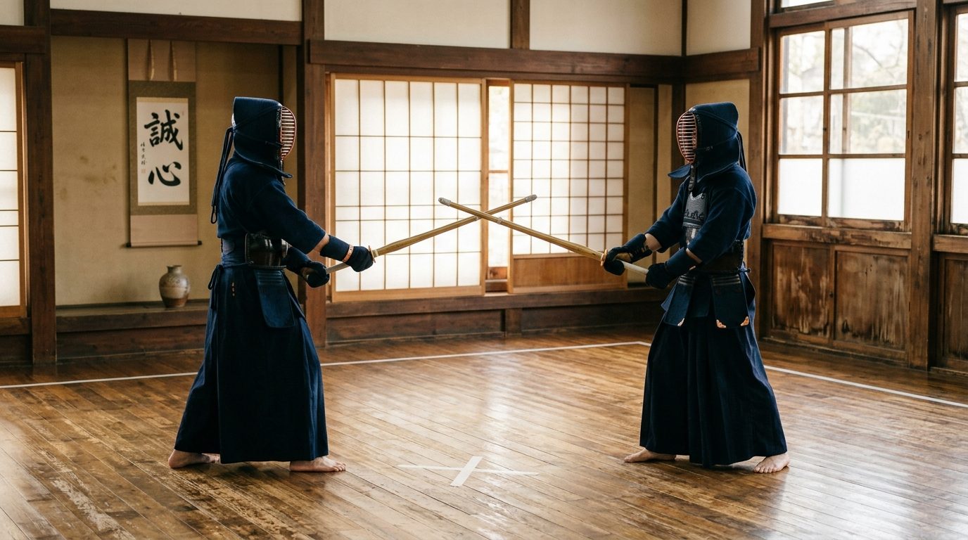 Comprendre la compétition de kendo : règles, esprit et art du shiai