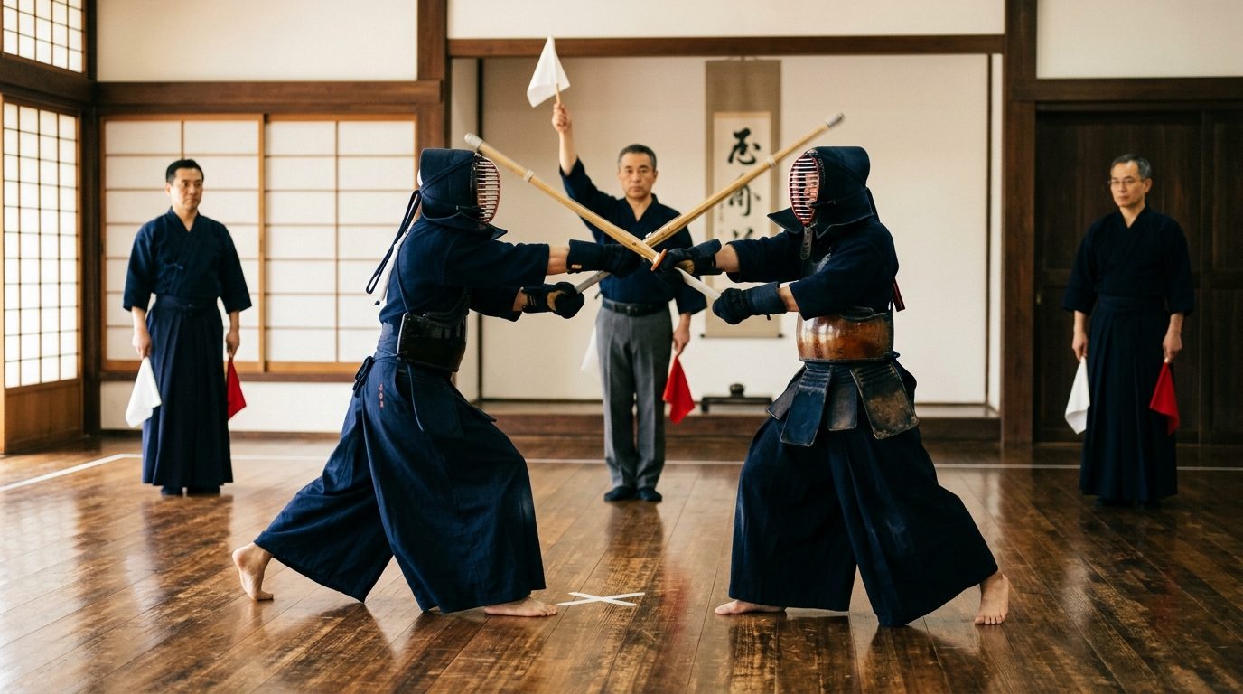 La compétition de kendo : règles, esprit du Shiai et quête du Ippon parfait