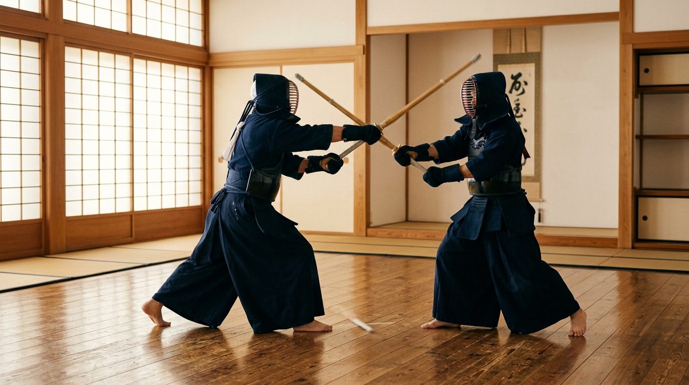 La compétition de Kendo : règles, esprit du Shiai et quête d’harmonie