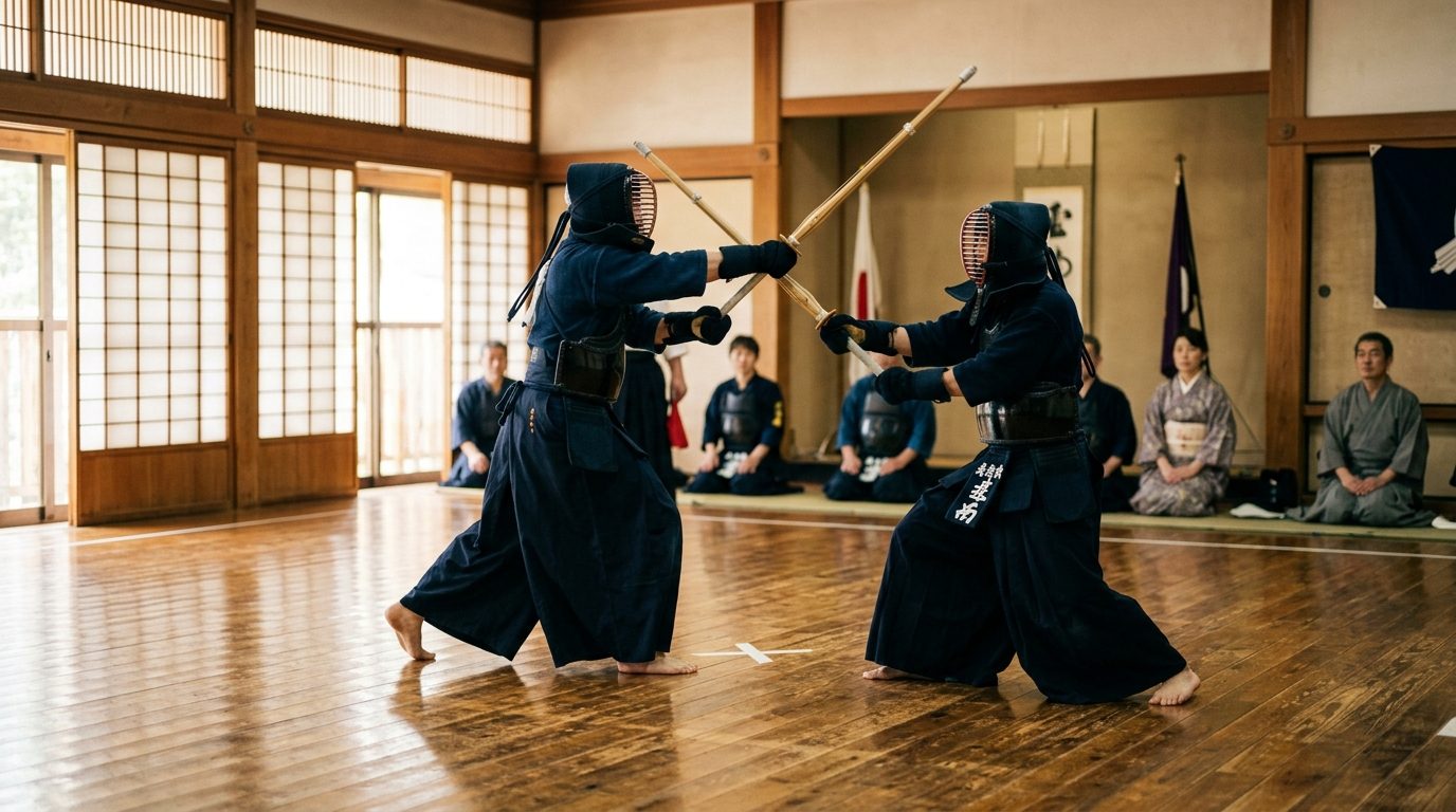 Comprendre la compétition de kendo : règles, esprit et quête du point parfait