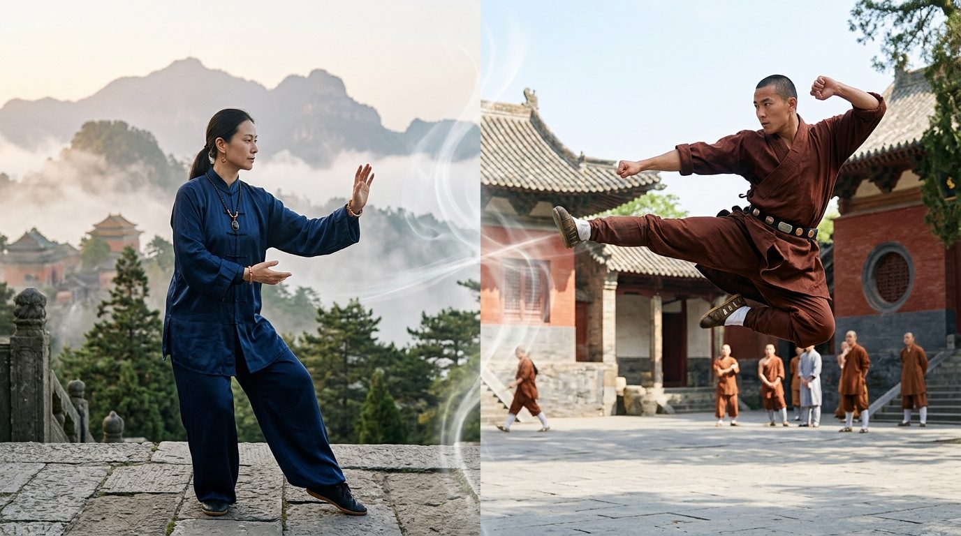 Comprendre les Classifications des Arts Martiaux Chinois : Entre Géographie, Énergie et Tradition