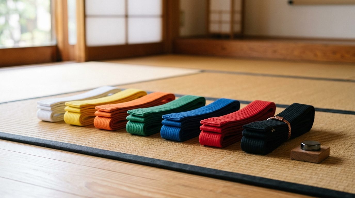 Les Ceintures au Judo : Signification, Grades et Voie de Progression