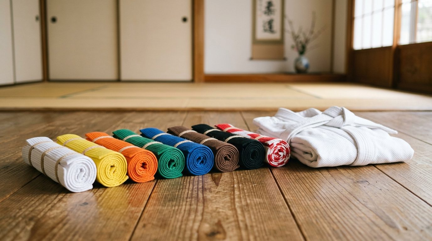 Les ceintures au judo : symbolique, ordre des grades et progression martiale
