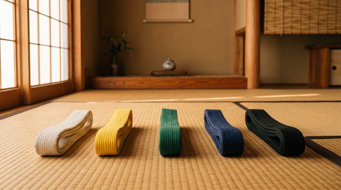 Les ceintures au judo : symbolique, ordre des grades et progression martiale