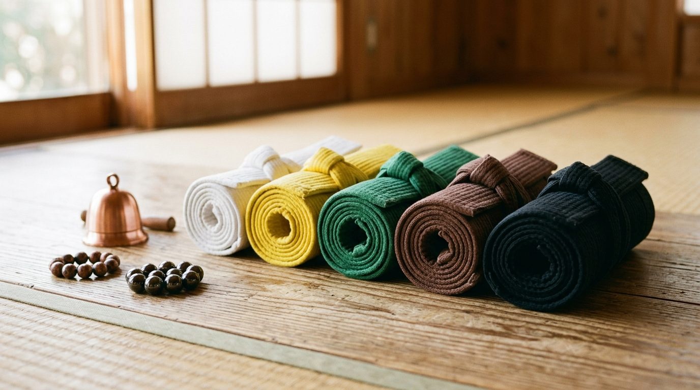 Les ceintures au judo : symbolique, ordre des grades et progression martiale