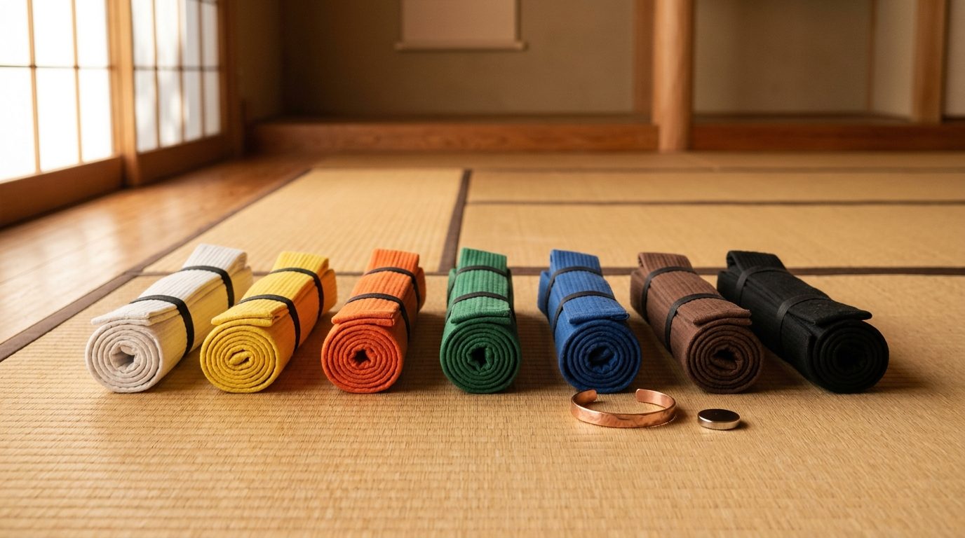 Les ceintures au judo : signification, ordre des grades et progression