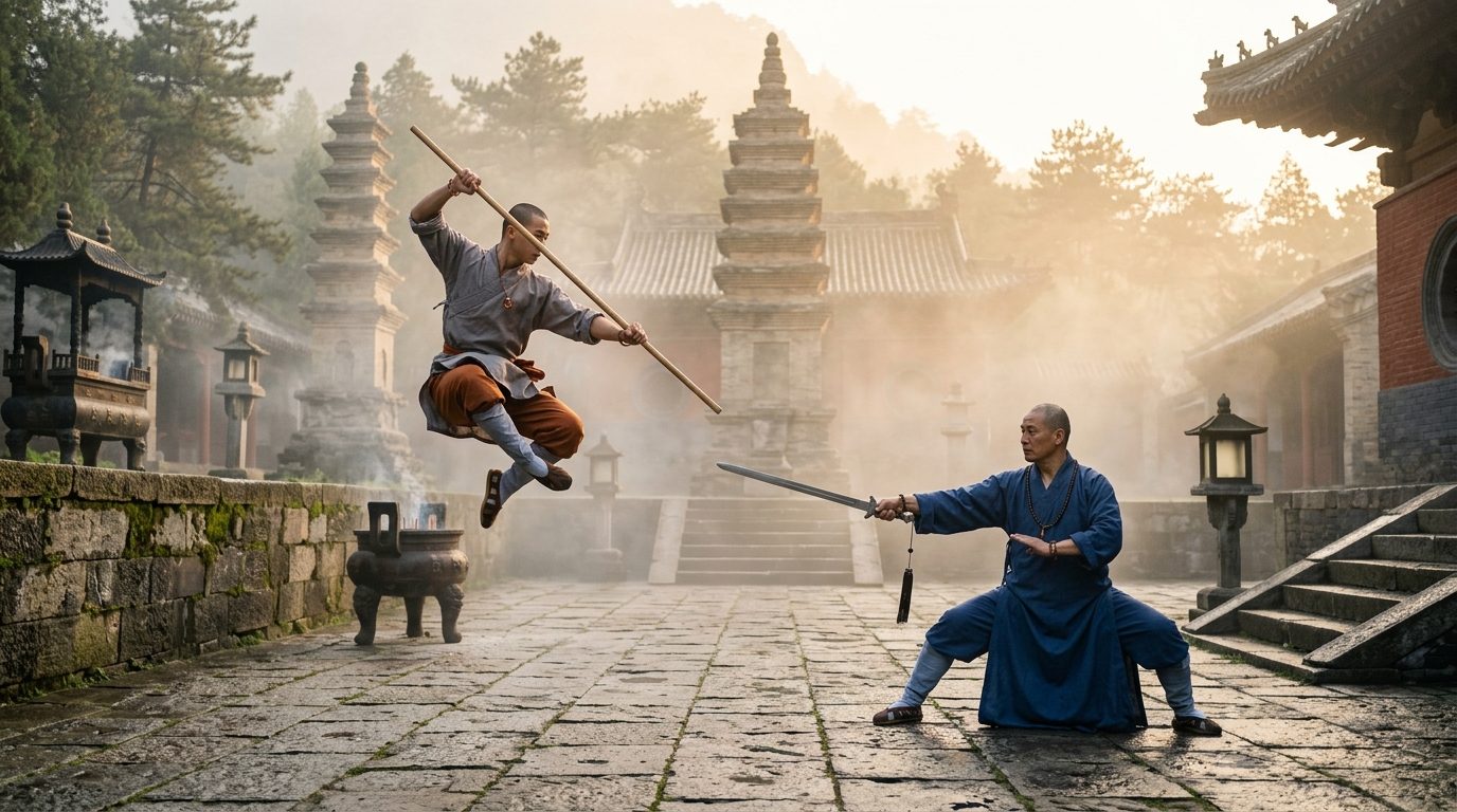 Les Arts Martiaux de Shaolin : quand le cinéma célèbre la rencontre du Nord et du Sud