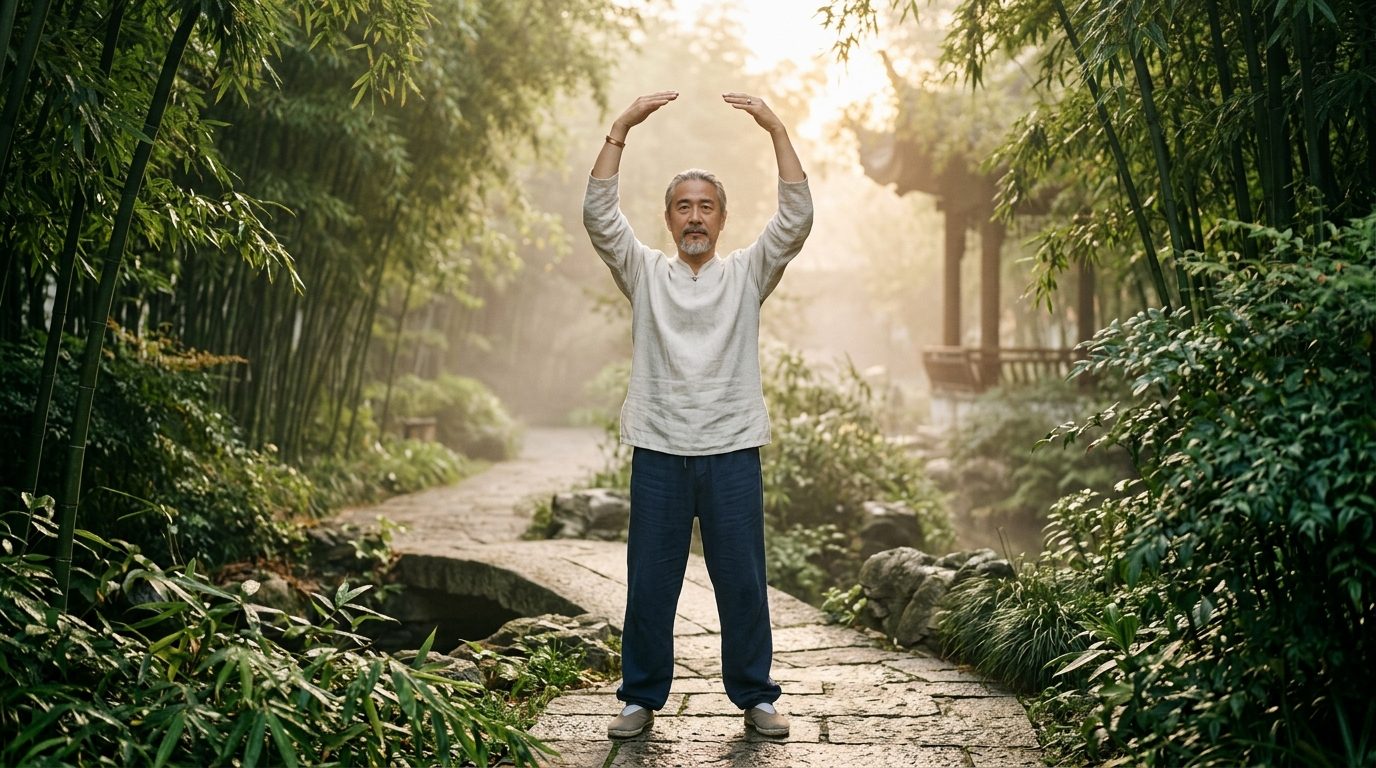 Les 8 Pièces de Brocart (Ba Duan Jin) : Guide Complet du Qi Gong de Santé