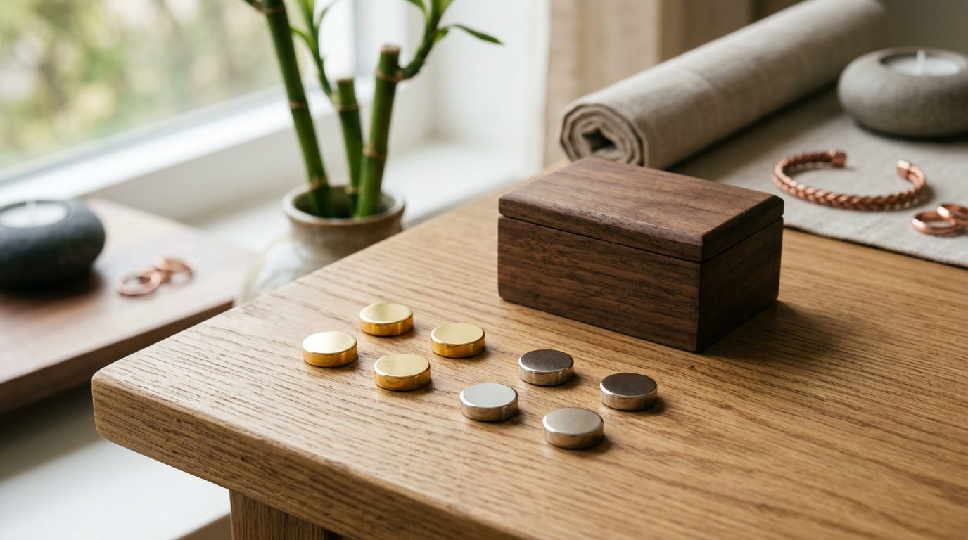 Aimants thérapeutiques Néodyme 13 800 Gauss : Le pouvoir ciblé du lot de 8 pastilles