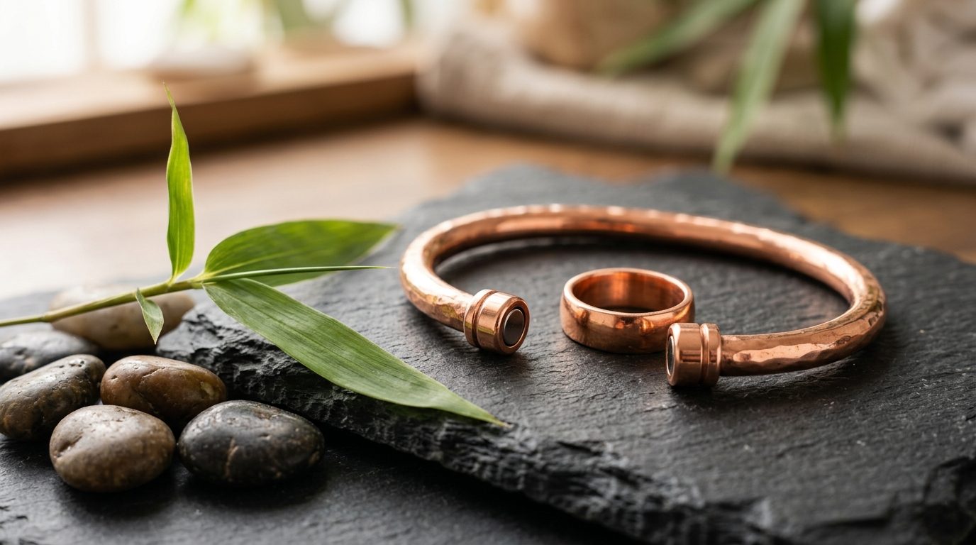 Bracelet et bague en cuivre aux aimants néodyme : l’alliance du bien-être et de la longévité