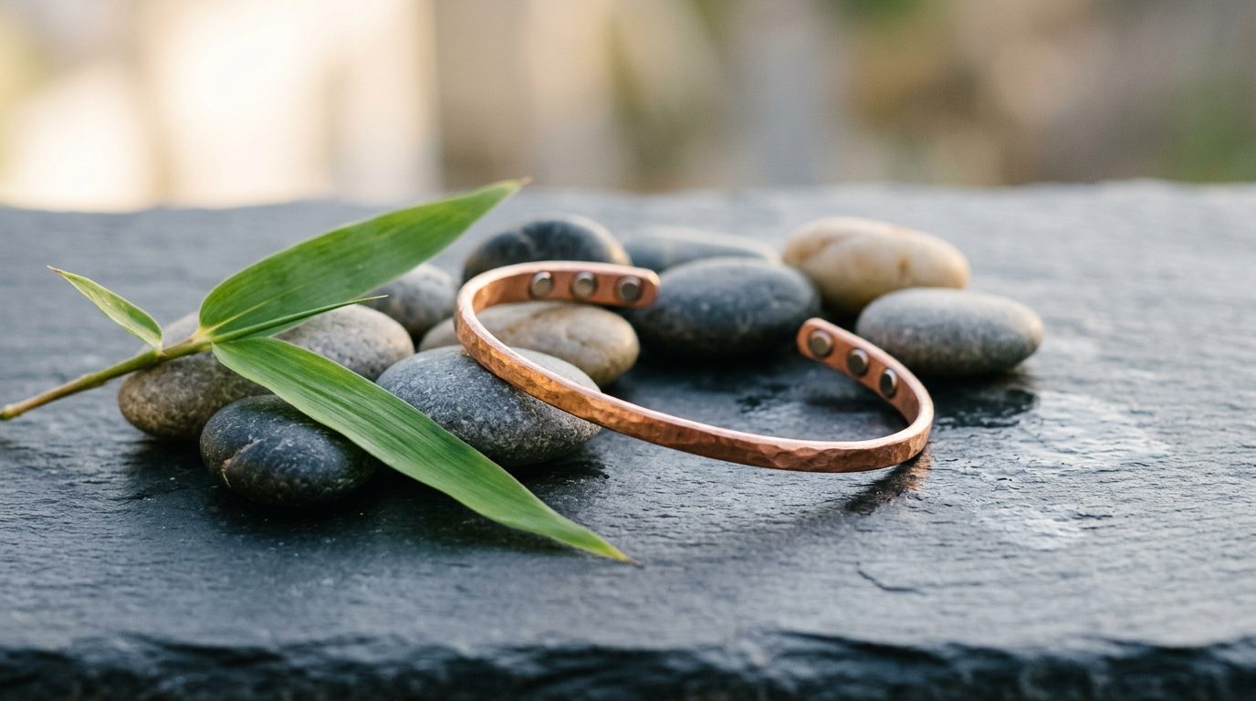 Bracelet en cuivre pur à 99,9 % et 22 aimants néodyme : l’alliance du bien-être et de l’énergie