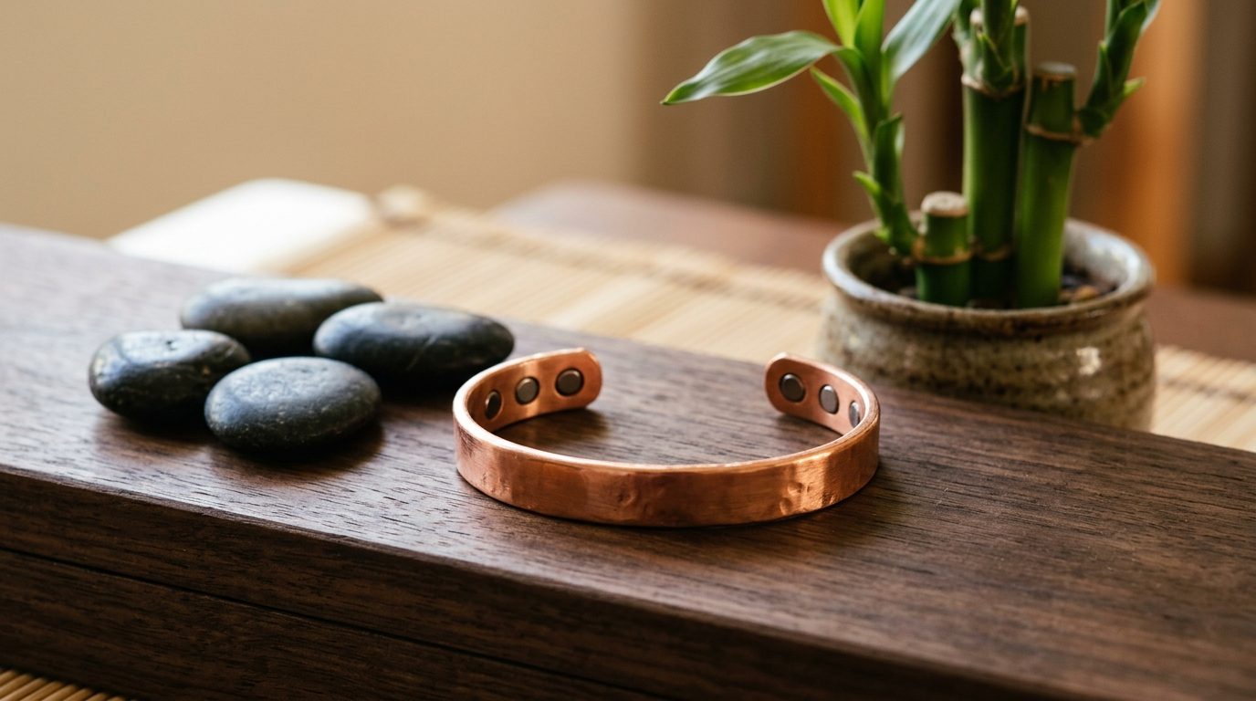 Bracelet en Cuivre Pur 99,9% et Aimants Néodyme : Synergie et Équilibre Corporel