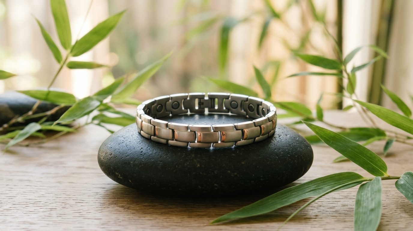 Bracelet Magnétique en Titane : Équilibre, Légèreté et Force Intérieure