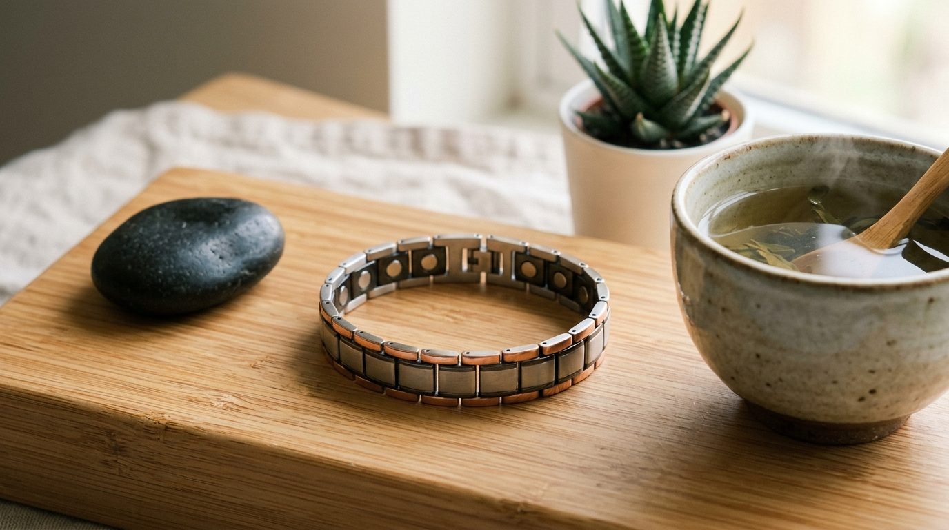 Bracelet Magnétique Néodyme Modèle Manilla : Harmonie et Énergie au Poignet