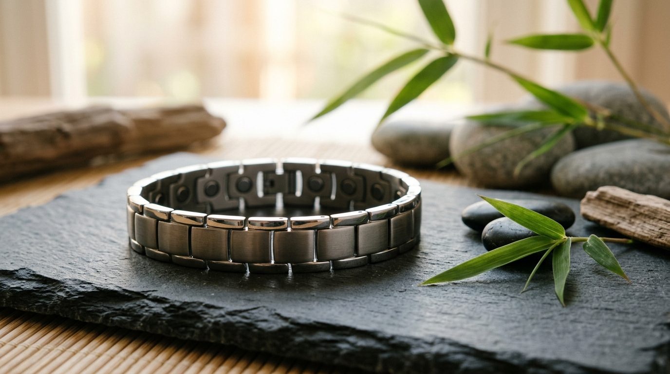 Le Bracelet Magnétique en Titane : Force, Légèreté et Équilibre au Quotidien